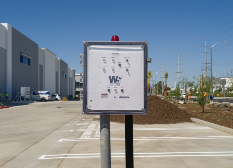 WS Series® panel on jobsite.