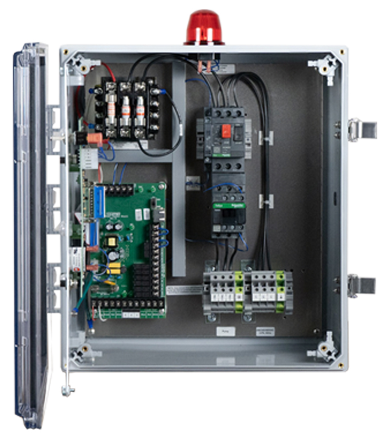 Oil Smart® Three-Phase Simplex Pump Control Panel, 208/240/480 VAC (OSSIM-TP-30XX) see water ossim tp 30xx inside