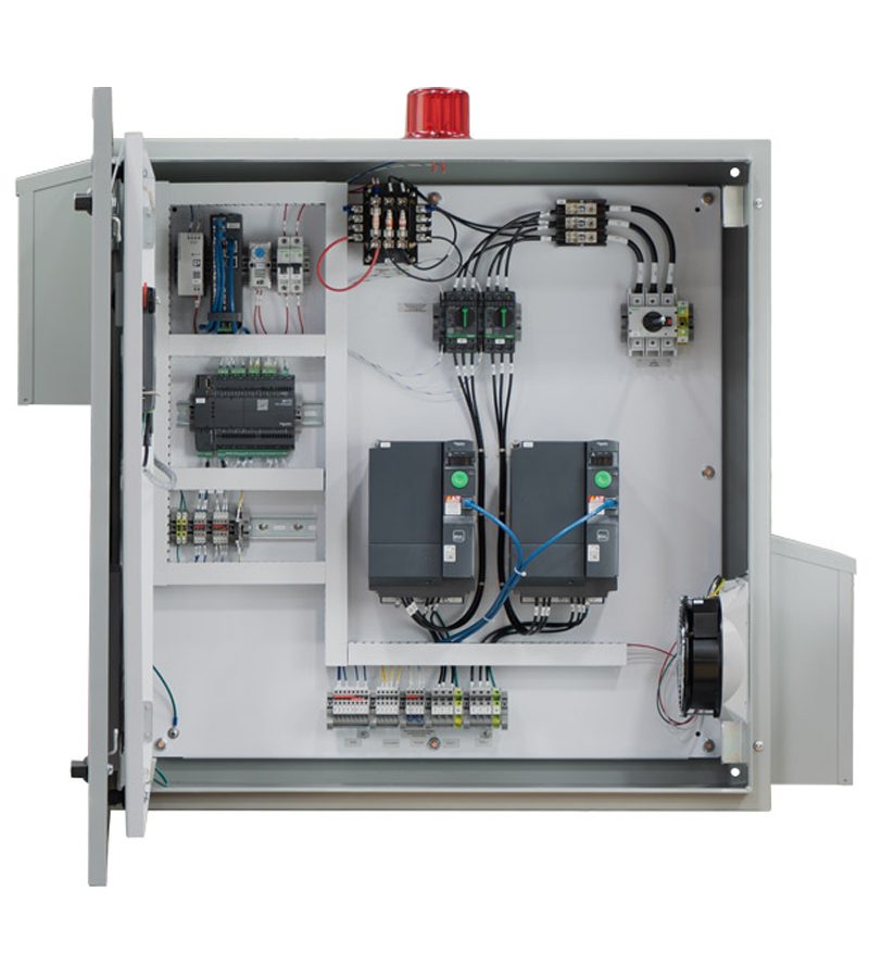 Parabola® VFD Pump Control Panel for Constant Pressure & Level Control see water parabola inside