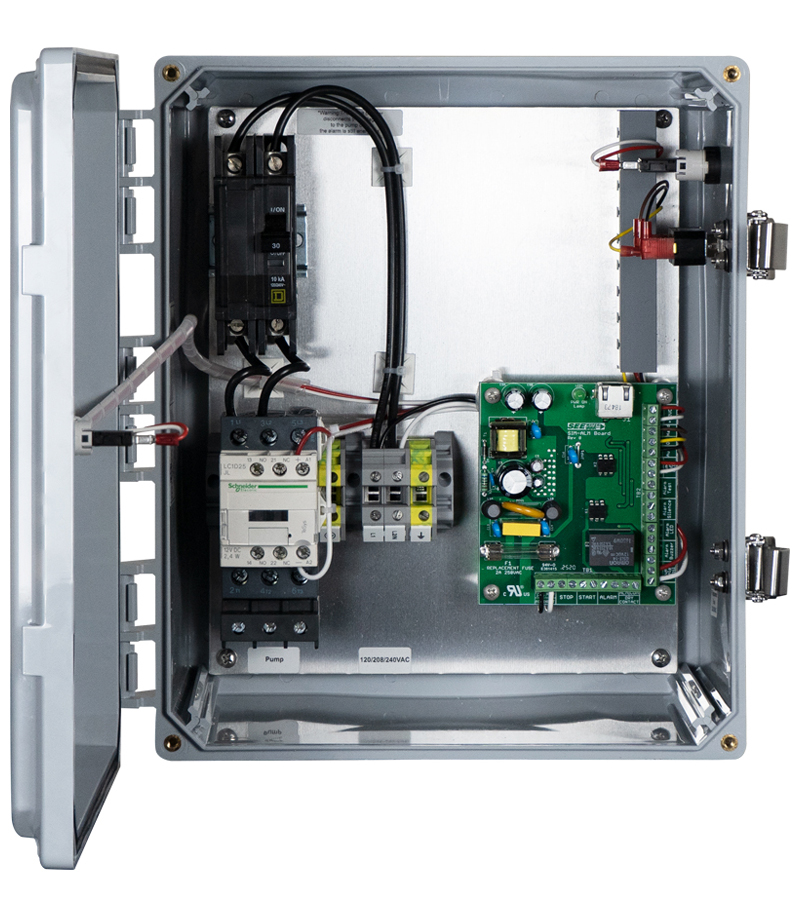 SIM Single-Phase Simplex Pump Control Panel, 120/208/240 VAC (SIM1-X) see water sim1 inside