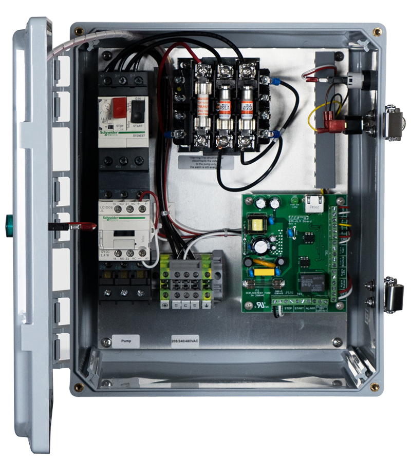 SIM Three-Phase Simplex Pump Control Panel, 208/240/480 VAC (SIM3-X) see water sim3 inside
